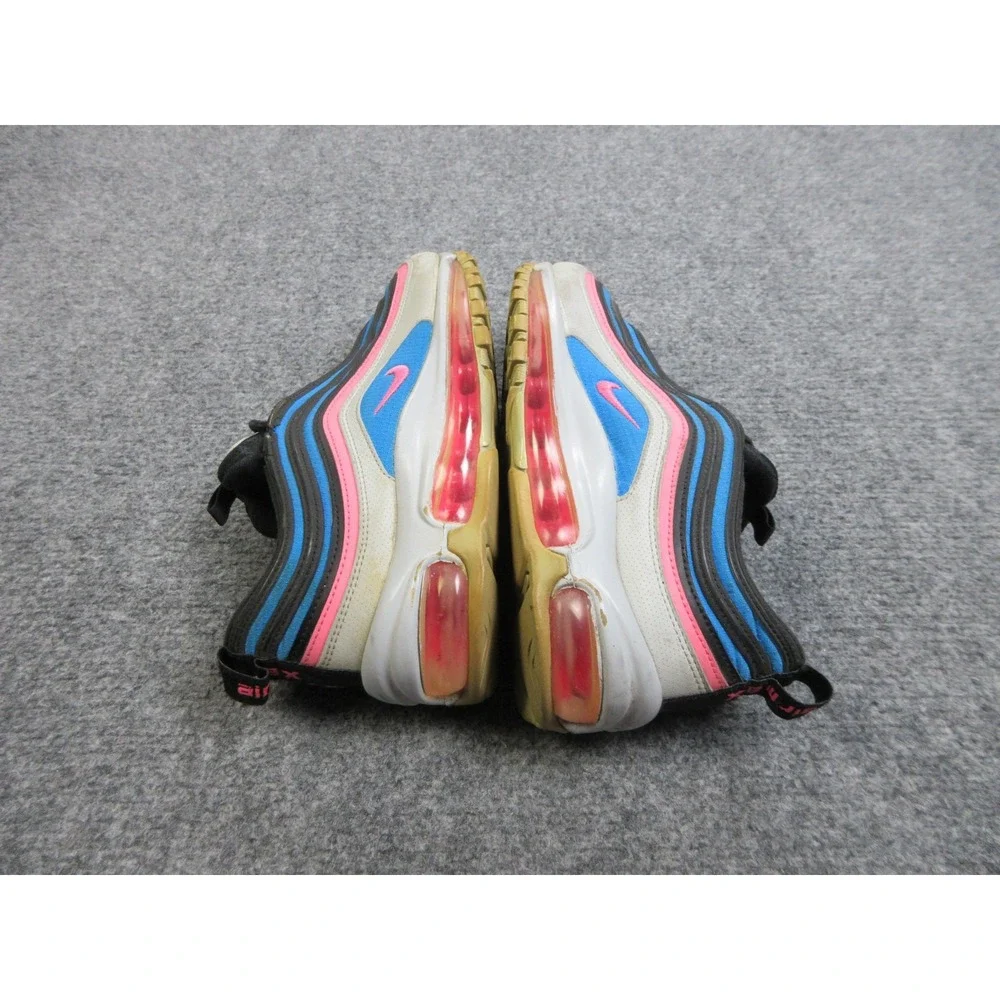 Nike Air‎ Max 97 Shoes Womens Size 8.5 Blue Pink 921522-012 Running Sneakers 7Y
